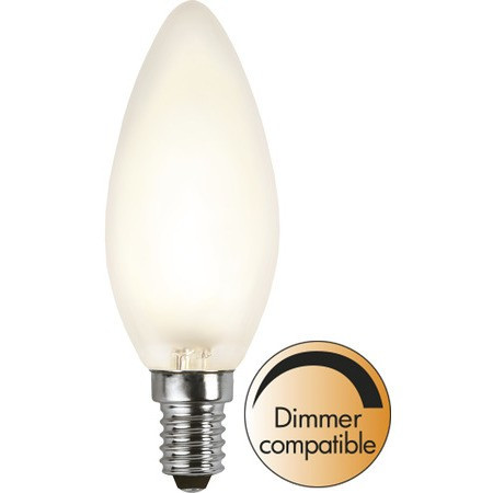 LED Filament Dimmerable Candle Frosted E14 4W 2700K ST350-13-1