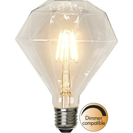 LED Filament Dimmerable Diamond 132 Clear E27 3,2W 2700K ST352-48