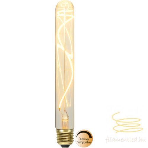 LED Filament Dimmerable Soft Glow Long Tube Clear E27 3,8W 2200K ST352-66
