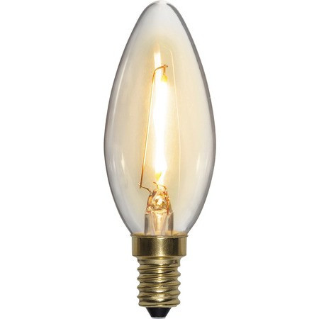 LED Filament  Soft Glow Candle Clear E14 0,8W 2100K ST353-03-1