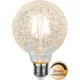 LED Filament Dimmerable Ice Drop G95 Decoled Clear E27 1W 2600K ST353-67