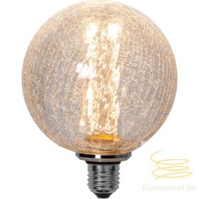   LED New Generation Filament Dimmerable Soft Glow G125 Clear E27 1W 2000K ST353-75