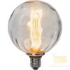LED New Generation Filament Dimmerable Soft Glow G125 Clear E27 1W 2000K ST353-76