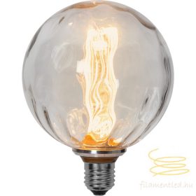   LED New Generation Filament Dimmerable Soft Glow G125 Clear E27 1W 2000K ST353-76