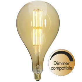   LED Filament Dimmerable A165 Vintage Gold Clear E27 10W 2000K ST354-31