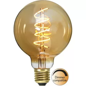   LED Filament Dimmerable G95 Spiral Vintage Gold Clear E27 3,5W 2000K ST354-41-2