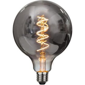   LED Filament Dimmerable G125 Spiral Smoky Clear E27 4W 2100K ST354-62