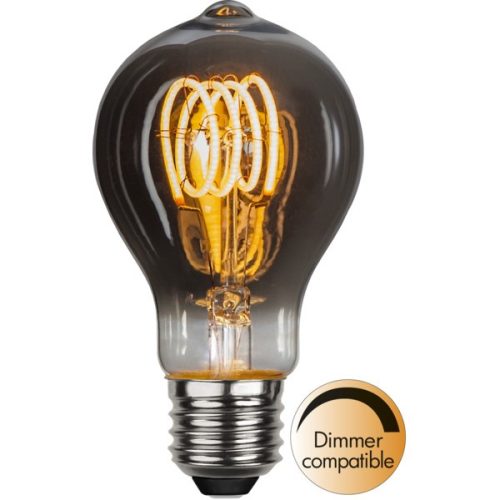 LED Filament Dimmerable Smoky Classic Clear E27 3,7W 2100K ST354-64