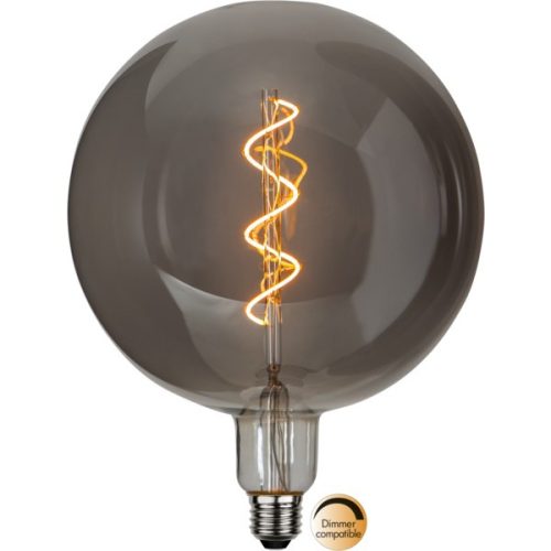 LED Filament Dimmerable G200 Spiral Smoky Clear E27 2,6W 2200K ST355-05-1