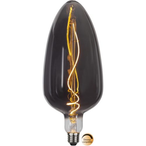 LED Filament Dimmerable C125 Smoky Clear E27 4,5W 2200K ST355-09