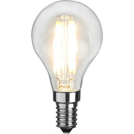 LED Filament 12-24V DC Ping Pong Clear E14 2,3W 2700K ST357-70