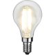 LED Filament 12-24V DC Ping Pong Clear E14 2,3W 2700K ST357-70