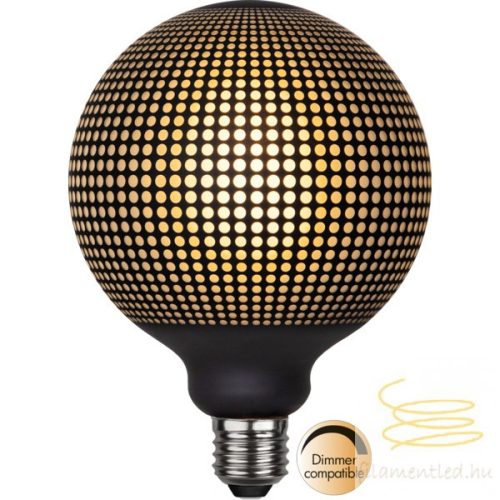 LED Filament Dimmerable G125 Graphic Dot E27 4W 2700K ST366-45