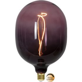   LED Filament Dimmerable C150 Colourmix Clear Black/Purple E27 4W 1800K ST366-50-1