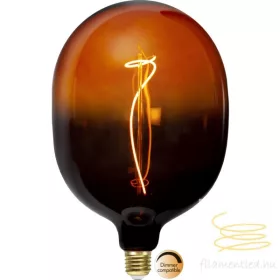   LED Filament Dimmerable C150 Colourmix Clear Black/Orange E27 4W 1700K ST366-56
