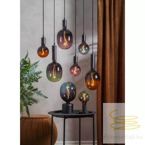 LED Filament Dimmerable C150 Colourmix Clear Black/Orange E27 4W 1700K ST366-56