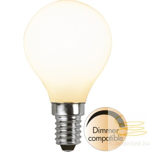 LED RICH COLOUR FILAMENT Dimmerable Ping Pong Opal E14 5W 3000K ST375-14-2