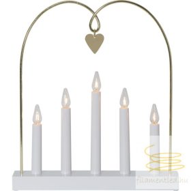 Candlestick Glossy Bow 644-74