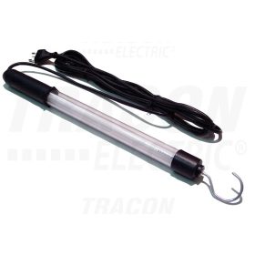   Tracon Szerelőlámpa, fénycsöves, II. év.o. 230V, 50Hz, 8W, 5m, 2×0,75mm2, H05RN, EEI=A