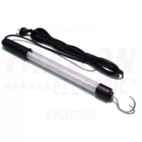   Tracon Szerelőlámpa, fénycsöves, II. év.o. 230V, 50Hz, 8W, 5m, 2×0,75mm2, H05RN, EEI=A