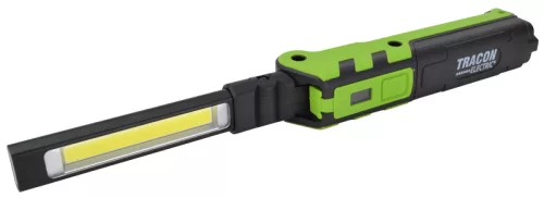 Tracon Akkumlátoros LED kézilámpa 5/3W, 6000K, 3,7V, 2000mAh, 360/100lm, 4 h, IP44