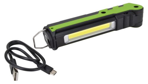 Tracon Akkumlátoros LED kézilámpa 5/3W, 6000K, 3,7V, 2000mAh, 360/100lm, 4 h, IP44