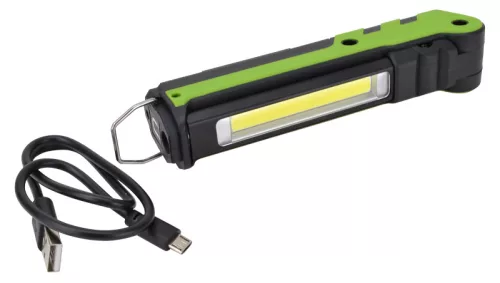 Tracon Akkumlátoros LED kézilámpa 5/3W, 6000K, 3,7V, 2000mAh, 360/100lm, 4 h, IP44