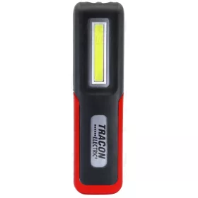   Tracon Akkumulátoros LED kézi lámpa 3/3W, 6000K, 3.7V 2000mAh, 100/180lm, IP44, 3,5h