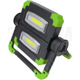   Tracon Akkumulátoros LED szerelő reflektor 20 W, 6500 K, 3,7 V, 5000 mAh, Li-Ion, 850 lm, 4 h, IP43