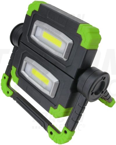Tracon Akkumulátoros LED szerelő reflektor 20 W, 6500 K, 3,7 V, 5000 mAh, Li-Ion, 850 lm, 4 h, IP43