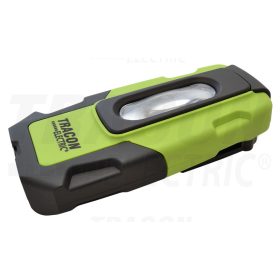   Tracon Akkumulátoros LED kézi lámpa USB töltő kimenettel 2 W, 6000K, 3,7V, 1800mAh, 200 lm, IP44, 3 h