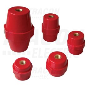 Tracon Támszigetelő, piros H=76mm, M10