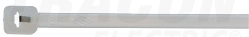 Tracon Fémnyelves kábelkötegelő, natúr 140×3,6mm, D=2-29mm, PA6.6