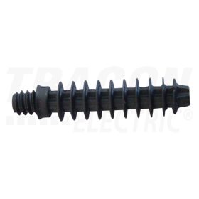   Tracon Beüthető kábelkötegelő tipli TBK-hoz+beütő szerszám d=6-7mm, l=37(43)mm PA6.6