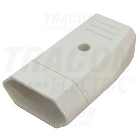   Tracon Szerelhető csatlakozóalj,lapos 1×EURO, 250VAC, max.10A