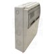Tracon Üres ipari csatlakozódoboz szerelősínnel, ABS 11 mod, H×W×D=300×230×115mm, IP55