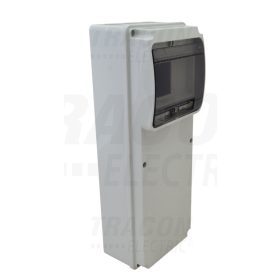   Tracon Üres ipari csatlakozódoboz szerelősínnel, ABS 6 mod, H×W×D=350×130×77mm, IP55