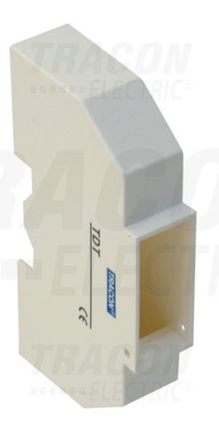 Tracon Védőburkolat sorolható készülékekhez, zárópecsételhető 1 mod., IP40, (L×W×H= 22×116×62mm)