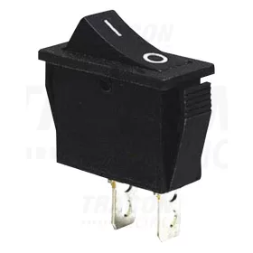   Tracon Készülékkapcsoló, BE-KI, fekete (0-I felirat) 16(6)A, 250V AC