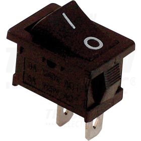   Tracon Készülékkapcsoló, BE-KI, fekete (0-I felirat) 16(6)A, 250V AC