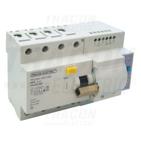   Tracon Áram-védőkapcsoló visszakapcsoló automatikával, 4 pólusú 16A, 300mA, 10kA, A / AC