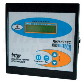   Tracon Fázisjavító automatika, egyfázisú, 7 kondenzátor telephez 144×144mm