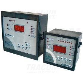   Tracon Fázisjavító automatika, egyfázisú, 7 kondenzátor telephez 96×96mm