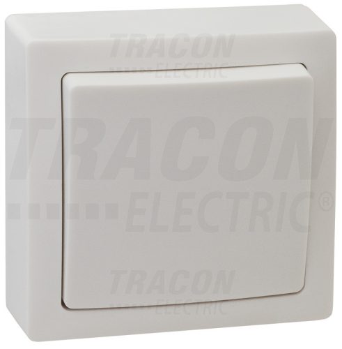 Tracon Falon kívüli 1-áramkörös kapcsoló 10AX/250VAC, IP20 (101)