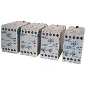   Tracon Védőrelé, feszcsök/fesznöv. 3 fázisra, állítható Umin=270-370V / Umax=490V, 0.2s-15s, 5A/250V