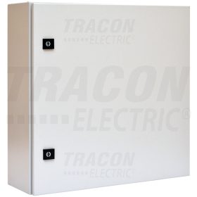   Tracon Fémajtós fém elosztószekrény W×L×H=600×600×200 / 72M (3×24), IP54
