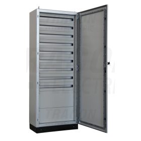   Tracon Moduláris fémajtós fém elosztószekrény DIN-Rail modulokkal, W×L×H=800×2100×400, IP54