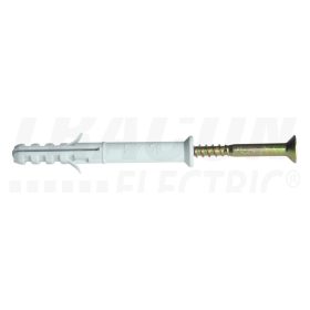 Tracon Hosszított tipli+csavar, szürke M10×115mm, PA6.6