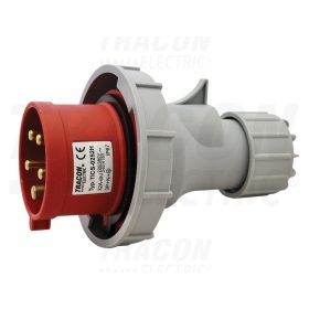   Tracon Ipari csatlakozó dugó, fokozott védelemmel 32A, 400V, 3P+N+E, 6h, IP67