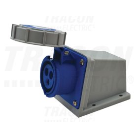   Tracon Felületre szerelhető ipari csatlakozóaljzat 16A, 250V, 2P+E, 6h, IP67